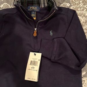 Ralph Lauren 3T Navy Sweater NWT